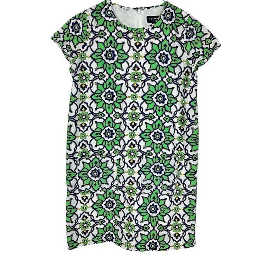 Toobydoo Girls Green Shift Dress Size 12